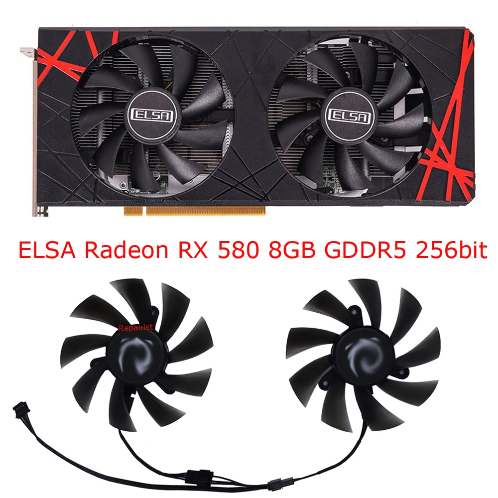 2 buah/set, PLA09215B12H, kipa - Rx 580 8Gb 2048Sp Gpu ulasan dan harga